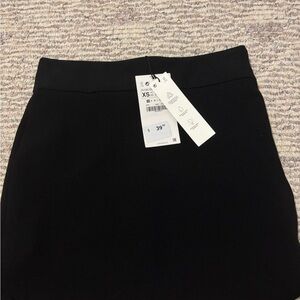 Zara Elegant Black Pencil Skirt
